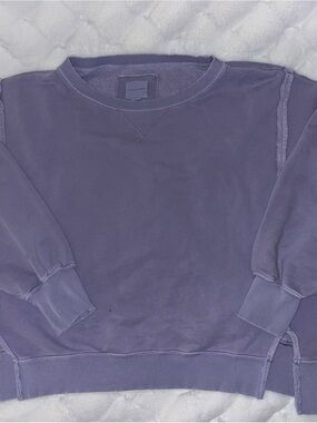 American Eagle Outfitters Men's Crewneck Sweatshirt in Lavender Purple